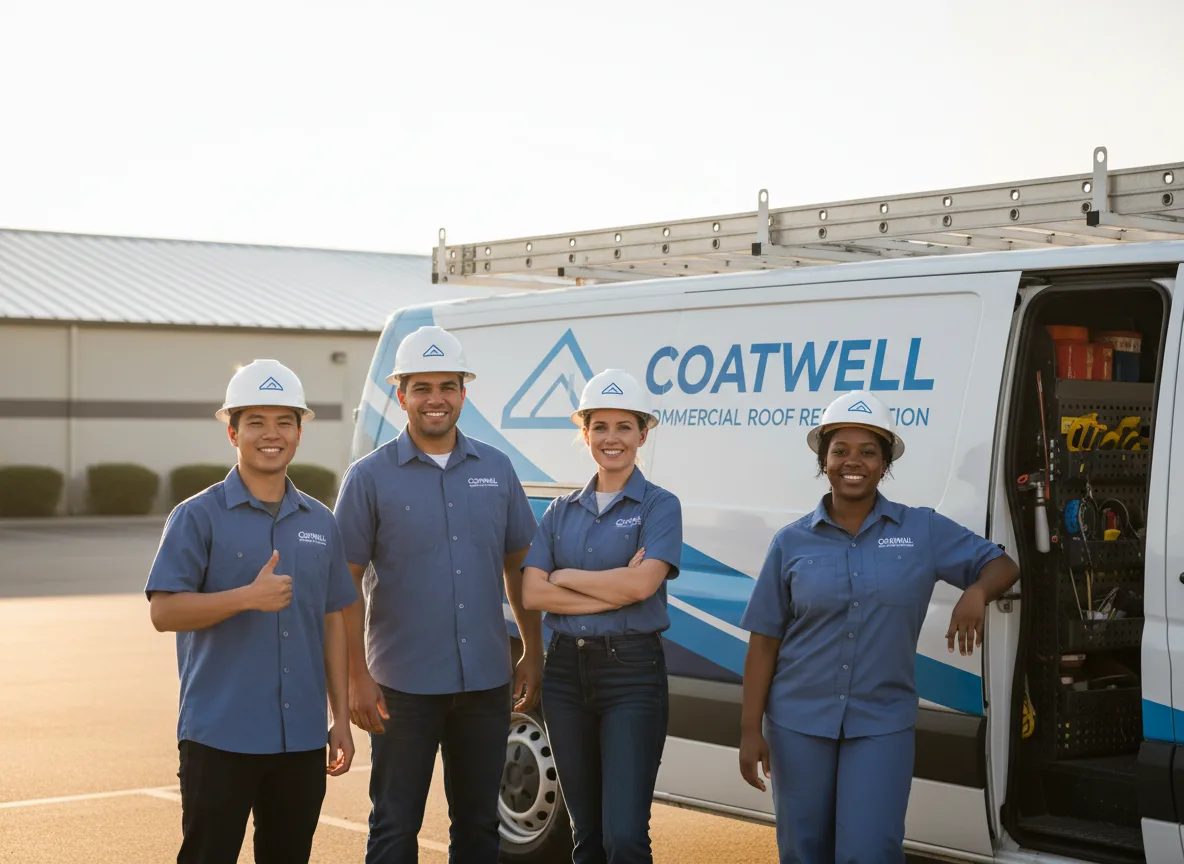 Commercial roof coating company in Sasser, GA