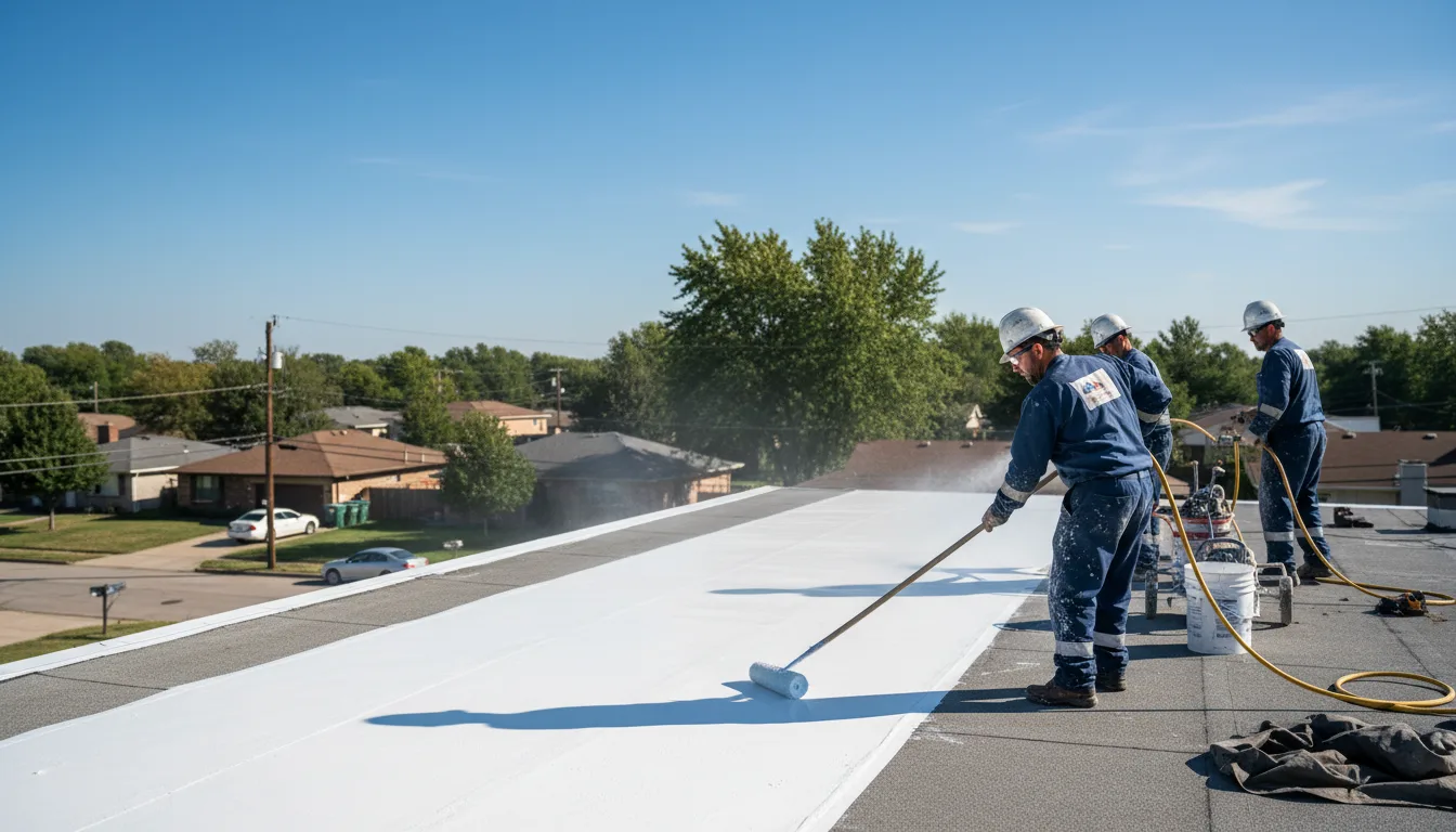 Commercial roof coating in Sasser, GA near me